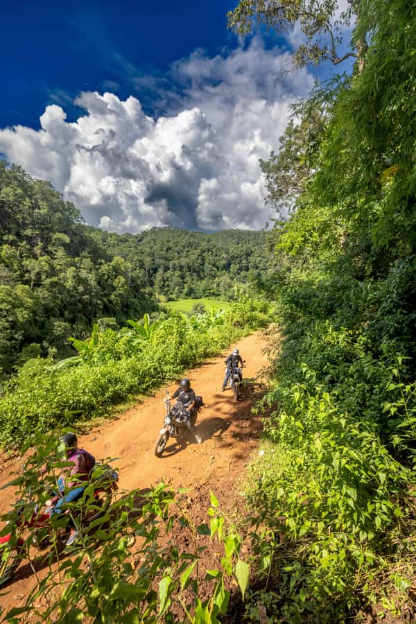 2 day overnight adventure off road scooter tour; Amaz views - Day 1: Backroads with farms, local culture, and river crossings