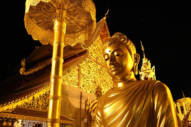 Best seller!! Amazing Night tour, Doi Suthep + Wat umong - Top Must visit! - Pickup, Timing, and Staying Together in a Join-In Van