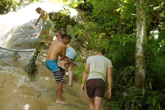 Bua Tong Waterfall Adventure& Huge Cave included Thai Buffet Tour - Pickup timing and the small-group advantage