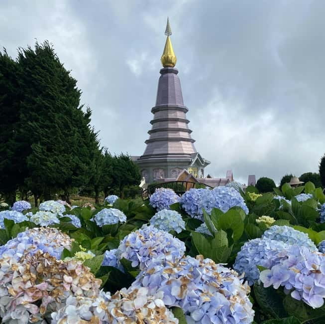 Chang Mai: Doi Inthanon Day Tour w/Waterfalls & Hilltribes - King’s and Queen’s Pagodas: Not Just Pretty, Properly Memorable