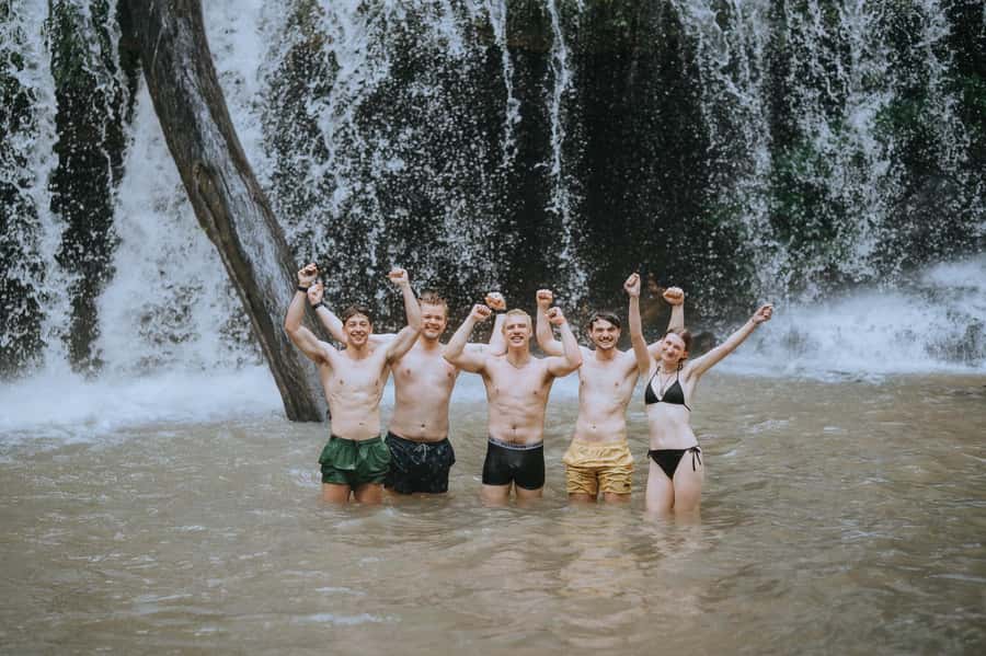 Chiang Mai: 2-Day Tour with Rafting, Elephants, and Waterfall - Second-day trekking to more waterfalls (and another river stop)