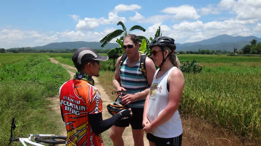Chiang Mai: 25km Leisure Mountain Biking & Jungle Kayaking - Rice fields by bike: the leisure pace that lets you notice things