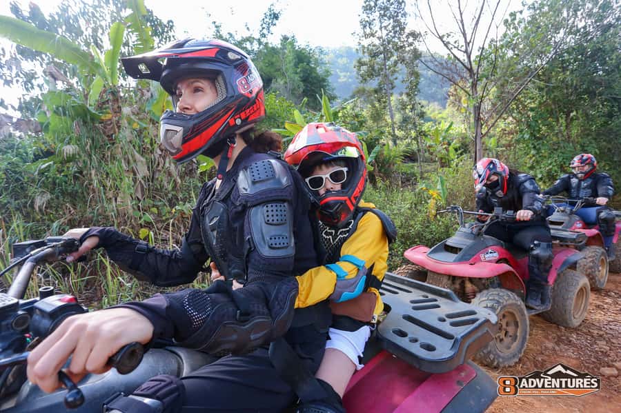 Chiang Mai: 3-Hour ATV Quad Biking Jungle Adventure - The 40 km ATV ride through Mae Taeng: road, jungle trails, and that river moment