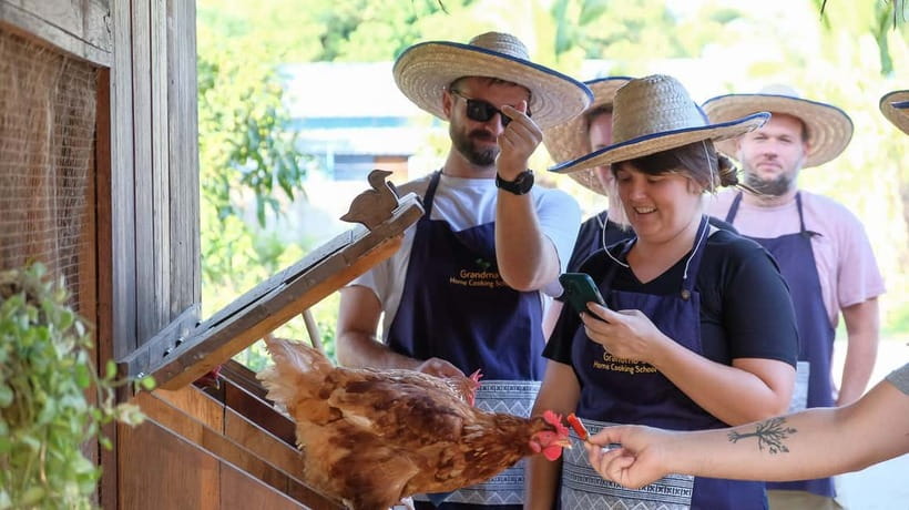 Chiang Mai: Authentic Cooking Class with Market & Farm Visit - The “Full Day” extras: coconut milk by wooden grater and a bigger eating payoff