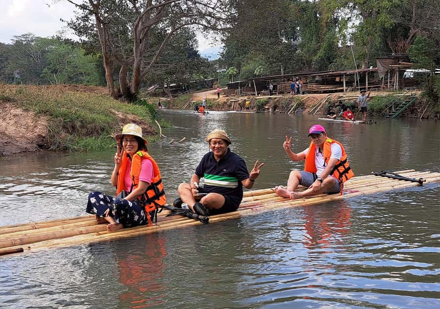 Chiang Mai: Bamboo Rafting and Wat Phra That Doi Kham - Sustainability with TripGuru: small groups, less hassle, better outcomes