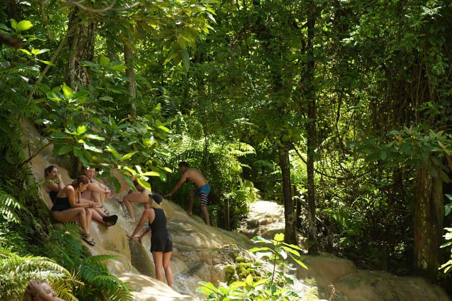 Chiang Mai: Bua Thong Sticky Waterfall & Huge Cave & Buffet - What the day feels like: timing, van ride, and guide support