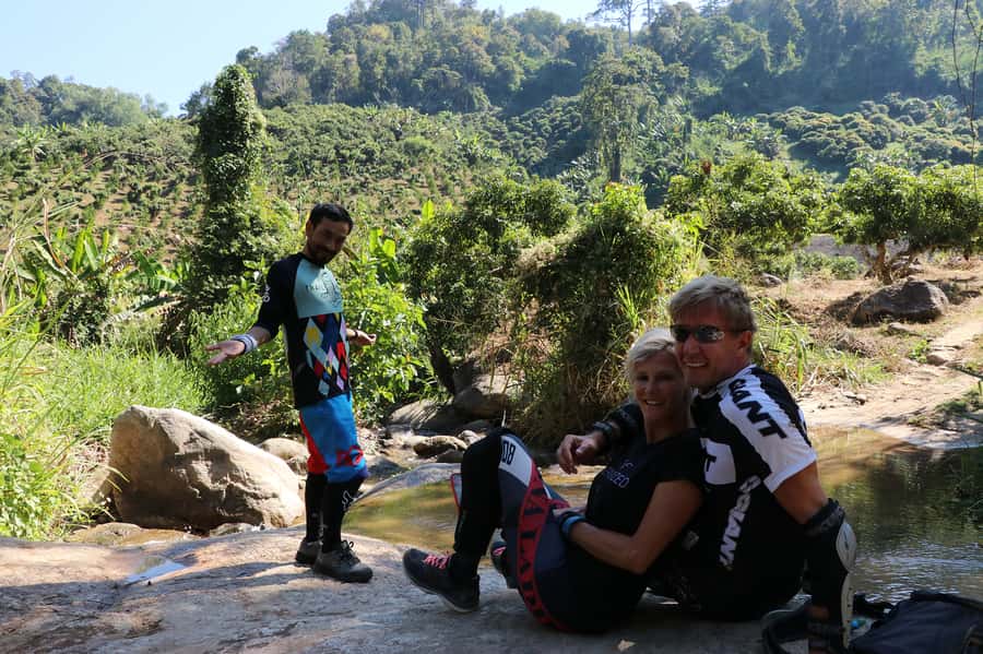 Chiang Mai: Buffalo Soldier Trail Guided Mountain Biking - Hilltribe village stop: coffee, views, and a cultural pause by bike