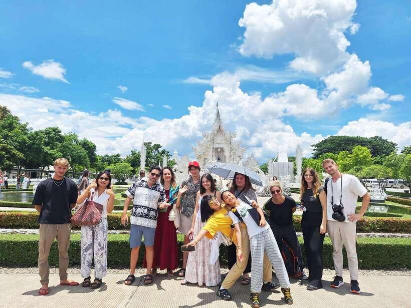 Chiang Mai: Chiang Rai Temples Day Trip with Lalita Cafe - Mae Kajan Hot Spring: warm feet, 80°C water, and egg-boiling fun