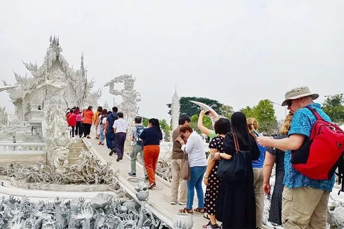 Chiang Mai-Chiang Rai: White Temple-Blue Temple-Lalita Cafe - Wat Rong Seua Ten (Blue Temple): under-construction energy, done right