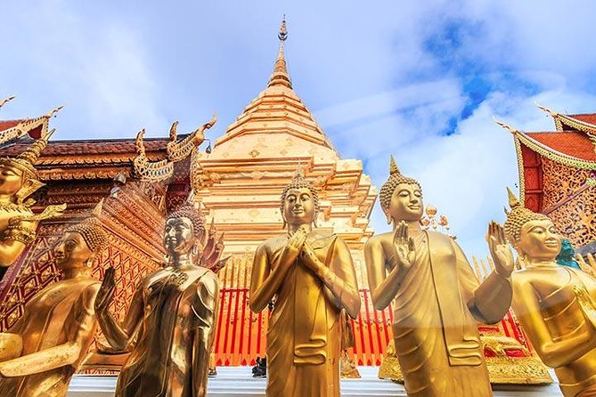 Chiang Mai City and Temples Half-Day Tour - Stop 1: Wat Phra That Doi Suthep and the 306-Step Naga Stairway