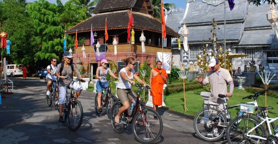 Chiang Mai City Culture Bicycle Ride - Before you pedal: helmet, bike, and temple dress rules