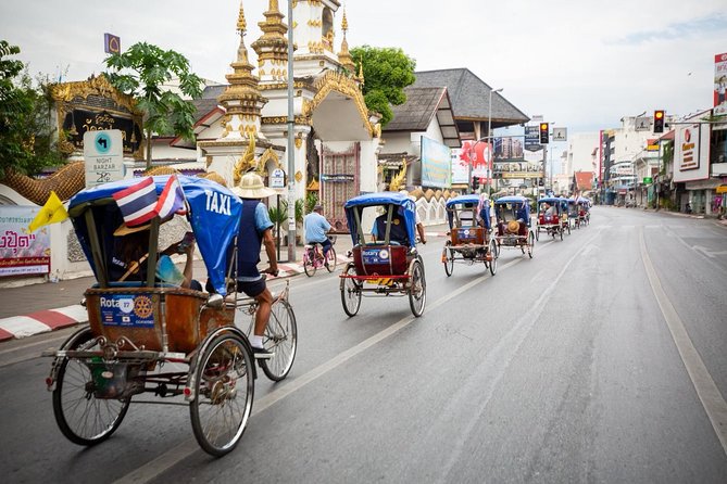 Chiang Mai City Life Style (Half day, No lunch) - Thapae Road by trishaw: seeing the old city area from street level