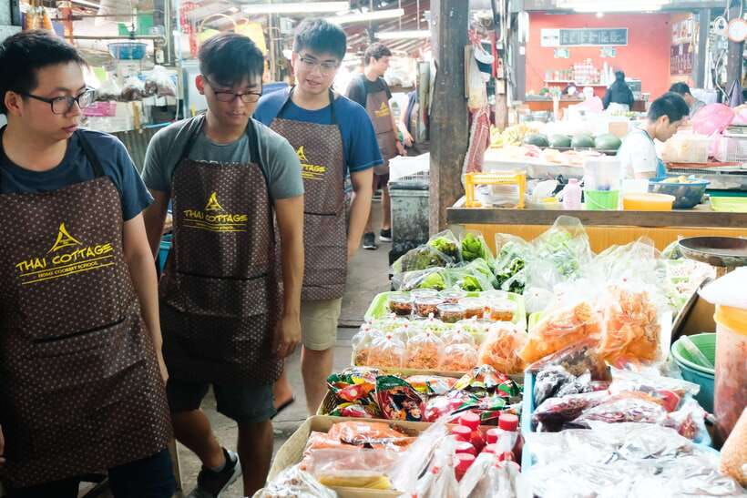 Chiang Mai: Cooking Class, Market & Thai Herbs Garden Tour - Thai herb garden lessons: translating what you smell into what you cook