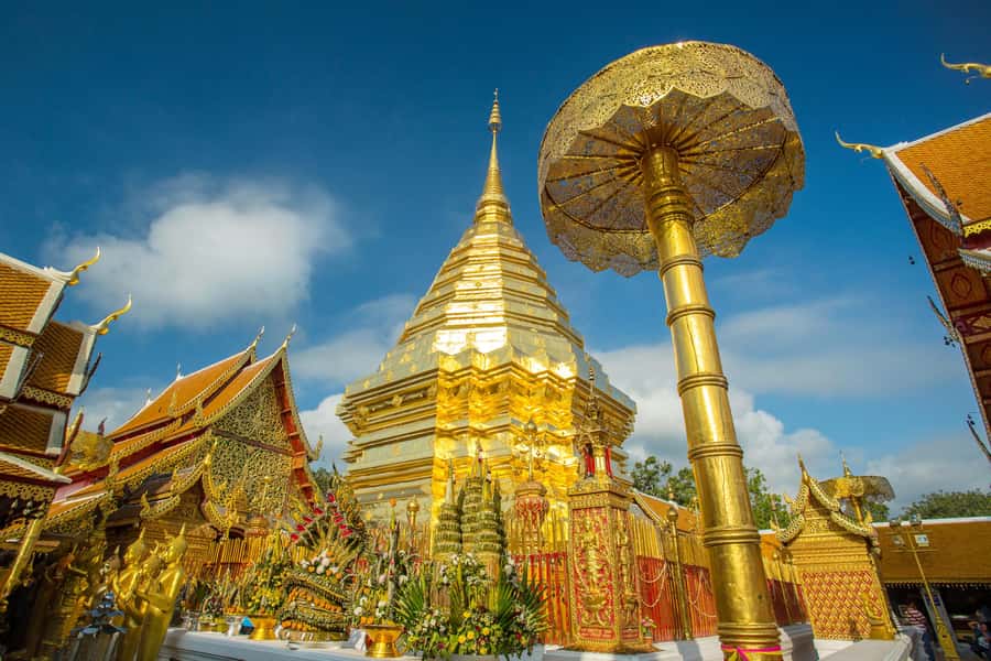 Chiang Mai Discover Hidden Gem Northern Temples I Thailand - Wat Pha Lat: Thai and Burmese Architecture in One Visit