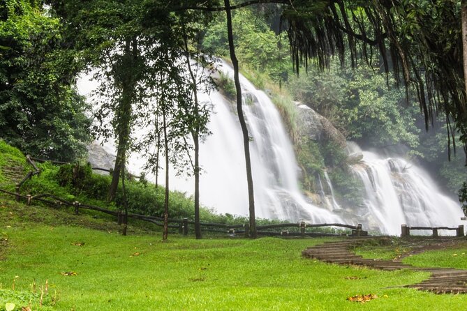 Chiang Mai: Doi Inthanon, Waterfalls, and Hill Tribe Village - Doi Inthanon summit marker: cool mist, short stop, flexible expectations