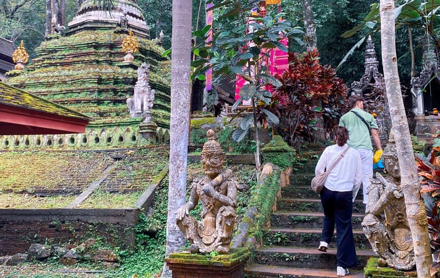 Chiang Mai: Doi Suthep, Wat Pha Lat and Michelin Food Tour - Temples, views, and Michelin bites in a single 4-hour run