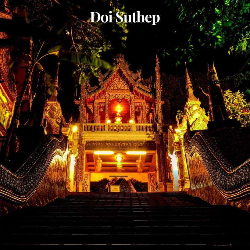 Chiang Mai: Doi Suthep & Wat Umong OR Wat Pha Lat Night Tour - A night temple circuit that fits into real life