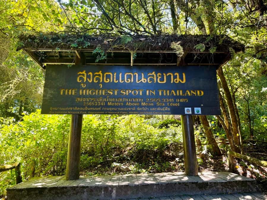 Chiang Mai Elephant Recovery Center, Doi Inthanon and Hiking - Doi Inthanon’s Roof of Thailand: Mausoleum and Pagodas at 2,565m