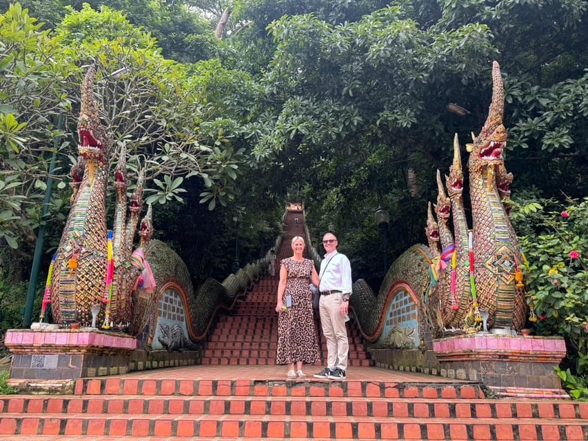 Chiang Mai: Elephant Sanctuary, Monk Trail & Doi Suthep Tour - Thai lunch and fruit breaks: fuel for temples and muddy trails