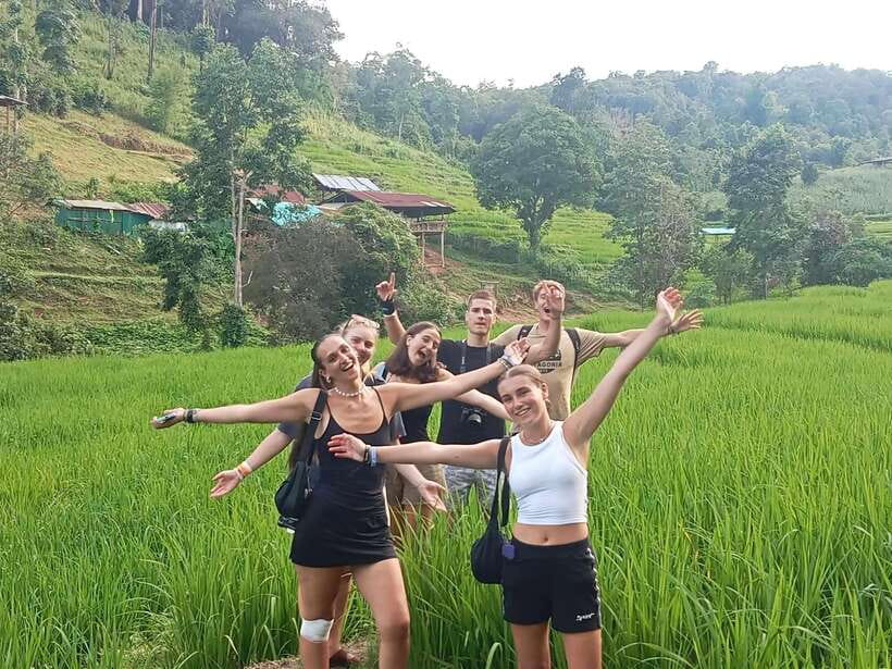 CHIANG MAI ELEPHANT VILLAGE SANCTUARY JUNGLE ADVENTURE - Dok Ko Ki Karen village: rice fields, culture time, and the outfit moment