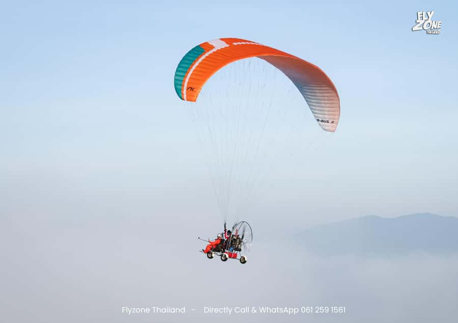 Chiang Mai: Flyzone Thailand Paramotor for 2 People - Chiang Mai: why this flight works so well here