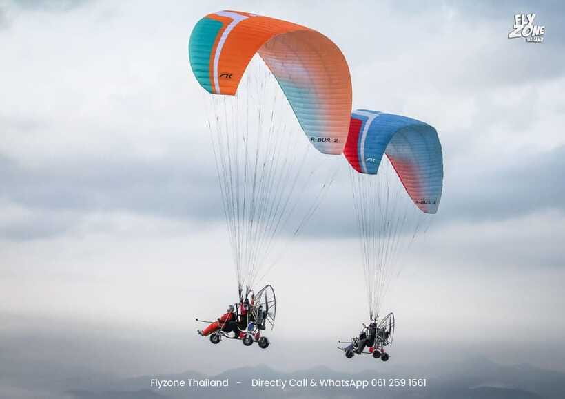 Chiang Mai: Flyzone Thailand Paramotor for 2 People - Pickup and getting to the launch area