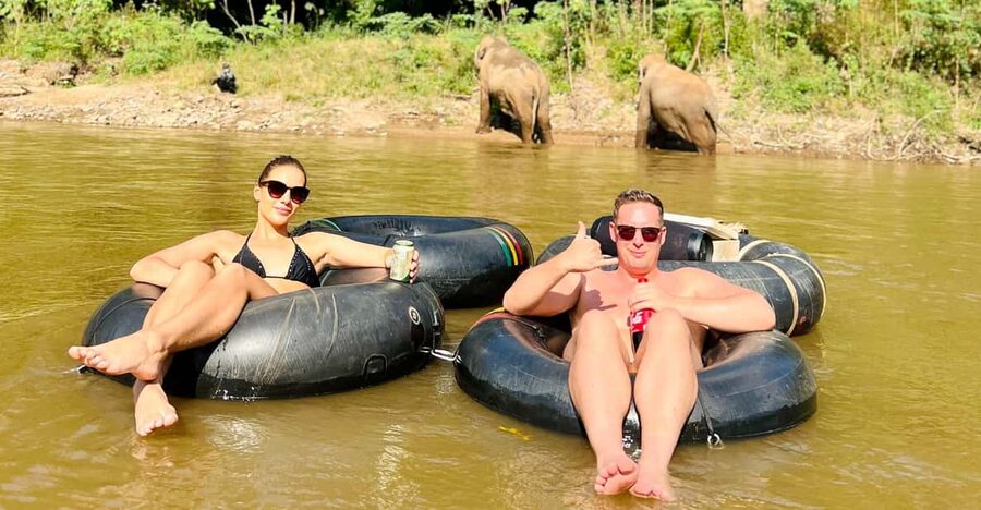 Chiang Mai Half-Day Adventure: Tubing & Elephant Feeding - Passing Elephant Nature Park: how the tour handles the “wildlife viewing” part