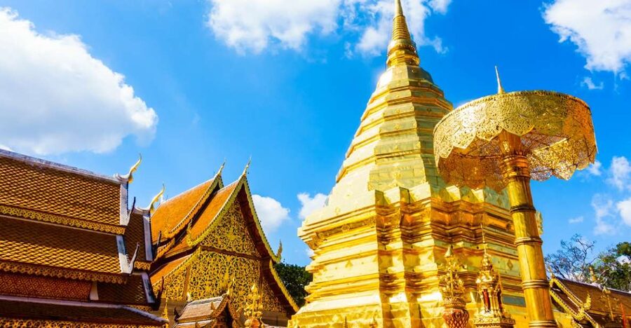 Chiang Mai: Half day Doi Suthep and Meo Village - Wat Phra That Doi Suthep: what you’re going for at this mountaintop temple