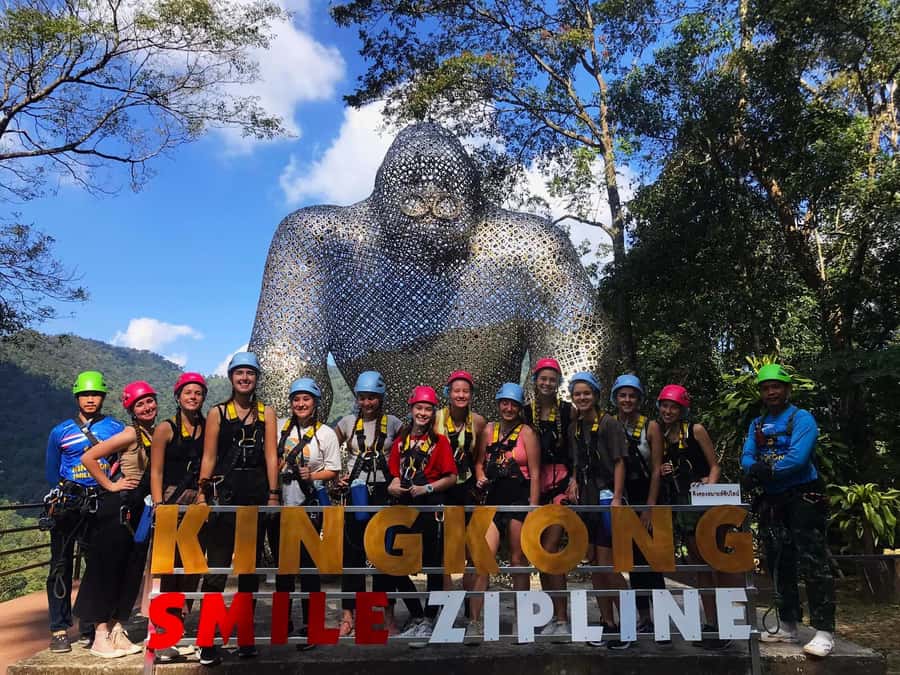 Chiang Mai: Kingkong Smile Zipline with Lunch and Transfers - Your zipline route: Ultimate vs Extreme courses