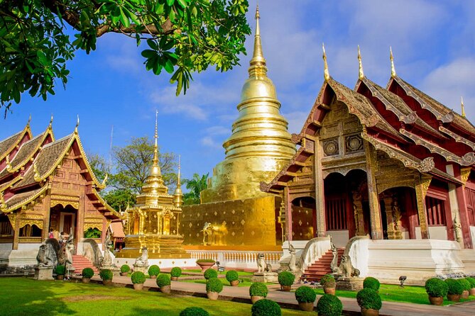 Chiang Mai Old City & Temples Guided Walking Tour - 3 Hrs - Stop 3: Wat Phra Singh’s lavish grounds and mosaic-inlaid sanctuary