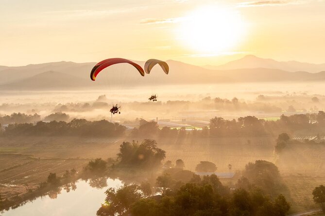 Chiang Mai Paramotor Flying Experience - Mae Ngat Dam & Reservoir: Looking at Water from Above