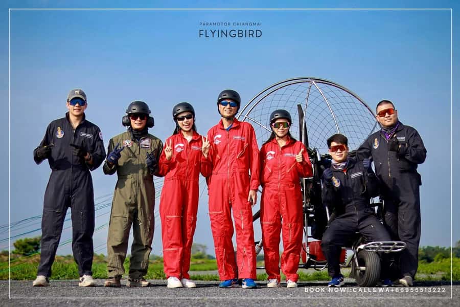 Chiang Mai: Paramotor with Licensed Flight Instructors - Two McDonald’s Meeting Points, Then Straight to Takeoff