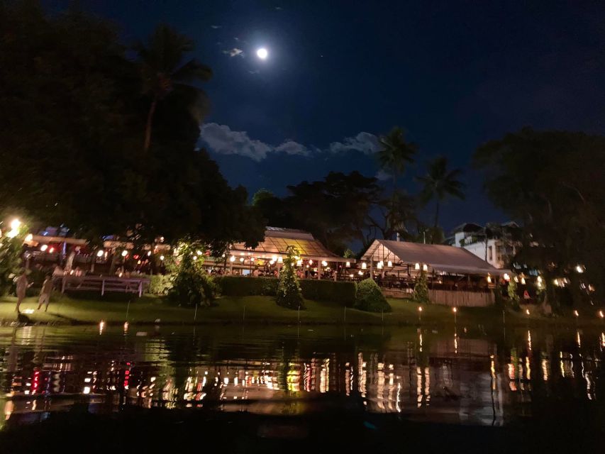 Chiang Mai: Ping River Night Kayaking into City Center - Under Nawarat Bridge and beyond: colored lights meet the night current