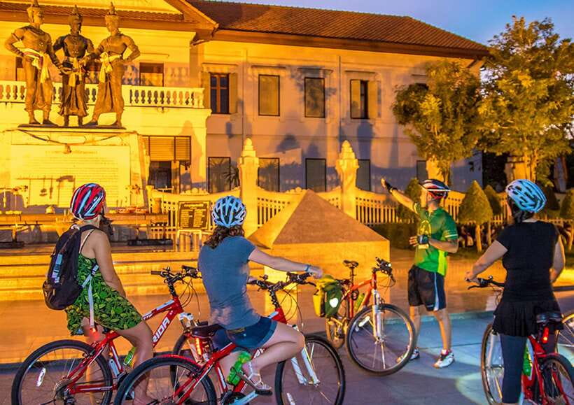 Chiang Mai: Private Historic Old City Bike Tour - Night - What the ride feels like: distance, pace, and traffic reality