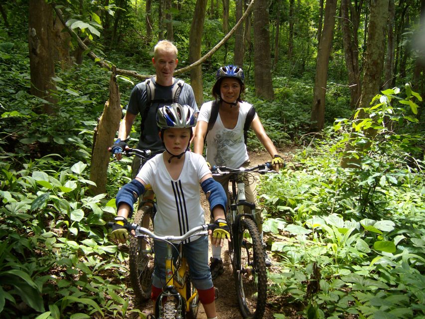 Chiang Mai: Rainforest Guided Mountain Biking Tour - Stop 1: Wat Doi Thaen Phra Pha Luang for photos, technique, and your first riding chunk
