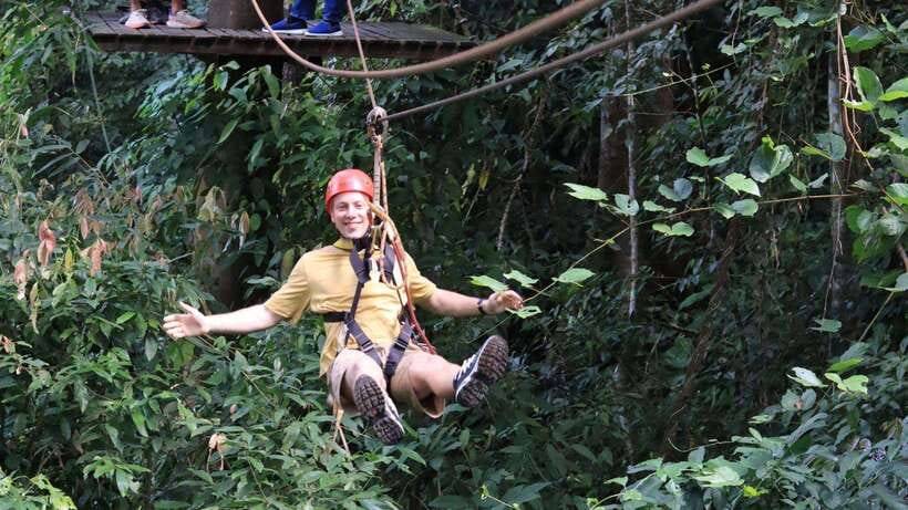 Chiang Mai: Sky Hawk Zipline Adventure With Optional ATV - The Day’s Flow: Pickup, Van Ride, Zipline Time, and Lunch With a View