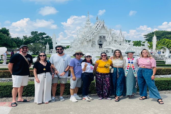 Chiang Mai to Chiang Rai White, Blue, Red Temples Long Neck Tour - Wat Huay Pla Kang (Red Temple): the pagoda, the giant statue, and the landmark feeling