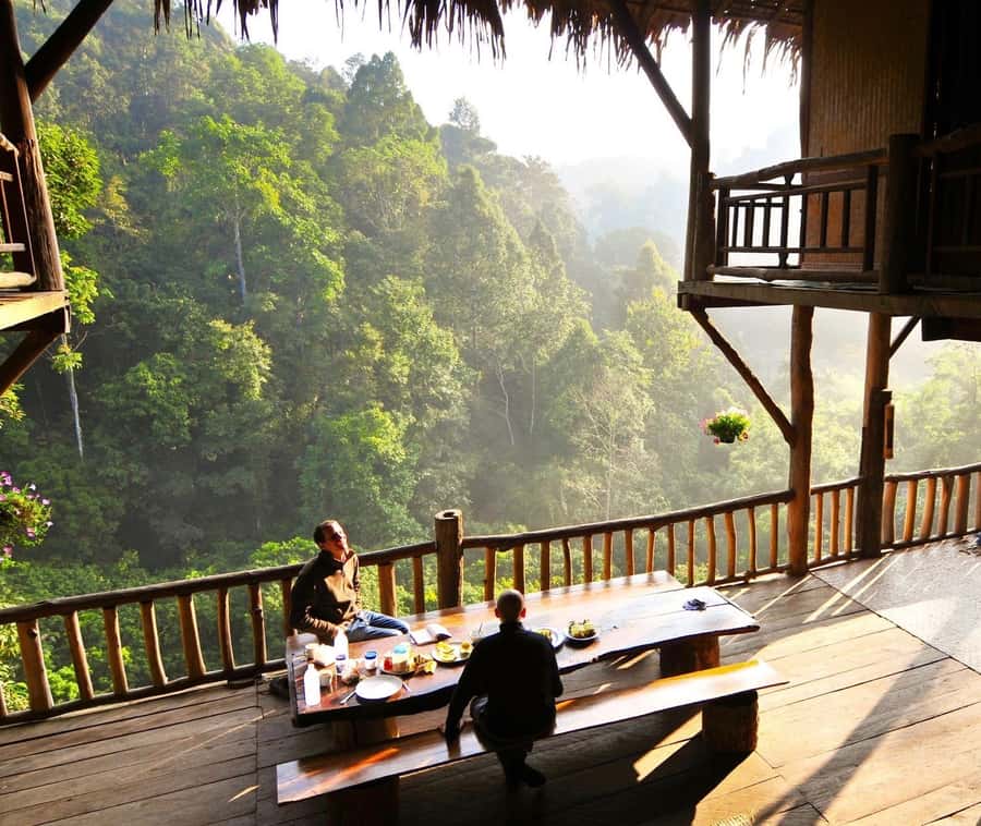Chiang Mai: Tree House Stay & Jungle Zip-Lining - Your tree house night: bedrooms, bathrooms, and forest silence you can feel