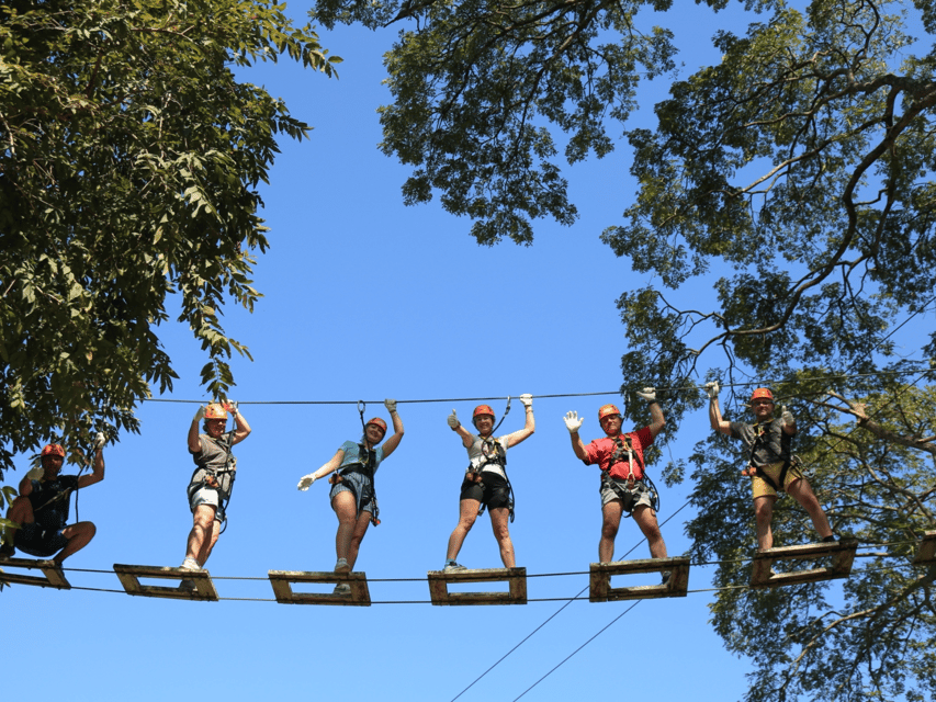 Chiang Mai: Zipline adventure with lunch & city hotel pickup - What the obstacles feel like: platforms, swings, bridges, and balance