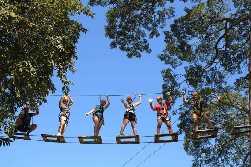 Chiang Mai: Zipline & High Rope Park with Lunch & Transfer - A Jungle Day Plan in Mae Rim: Zipline, High Ropes, and Animal Time