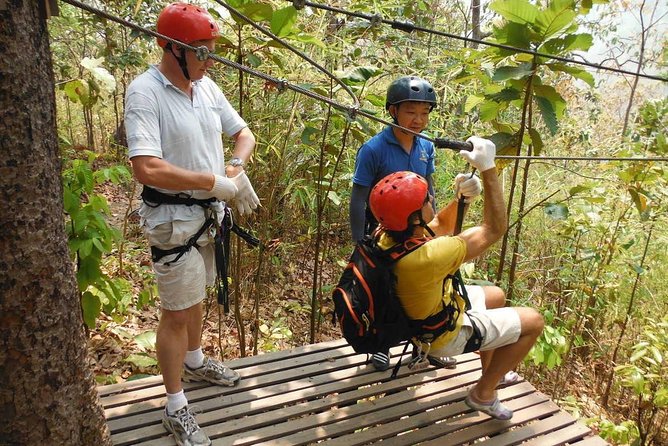 Chiang Mai Zipline White Water Rafting and Elephant Sanctuary - Lunch Break That Actually Matters: Thai Buffet, Fruit, Coffee, and Soft Drinks