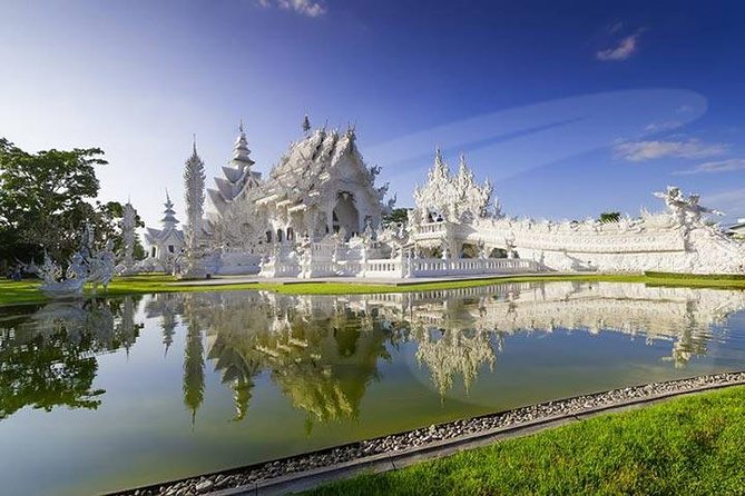 Chiang Rai and Golden Triangle Day Tour from Chiang Mai - Wat Rong Khun in one hour: the White Temple’s glassy look