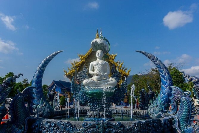 Chiang Rai and White Temple Private All-Inclusive Day-Tour - Blue Temple (Wat Rong Suea Ten): newer, colorful, and worth the quick stop