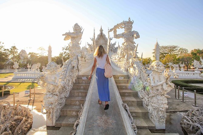 Chiang Rai Full Day Tour with Boat Trip and Longneck Village - Wat Rong Seur Ten (Blue Temple): Modern, Monstrous, and Refreshing