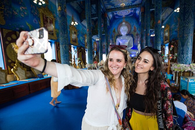Chiang Rai White Temple, Blue Temple and more from Chiang Mai - Wat Rong Seur Ten (Blue Temple): A Calmer Counterpoint