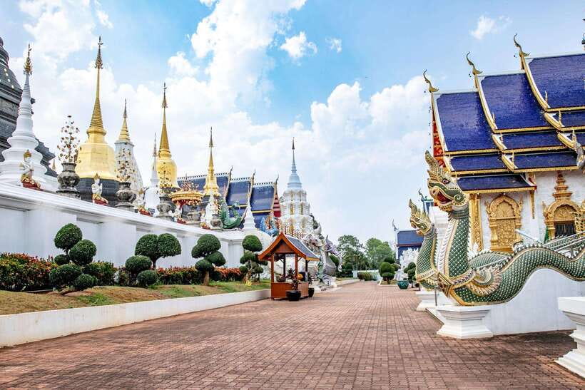 Chiangma: Wat ban den, Blue Temple & Sticky Waterfall. - Price and value: what $57 gets you for this mix