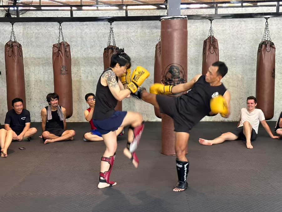 Chiangmai : Muay Thai Training academy - Sparring, Partner Drills, and the Supportive Crew