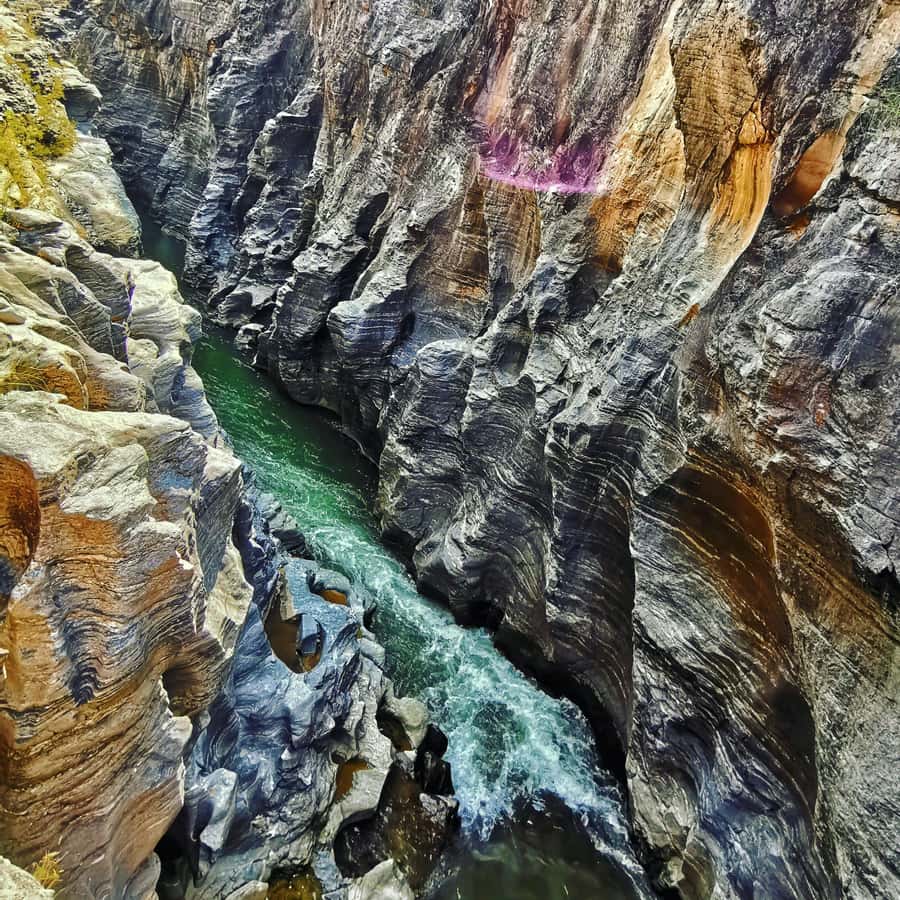 Chiangmai : Rainbow Cave , Unseen Canyon and Lanna temple - Rainbow Cave: walking through color instead of looking at it