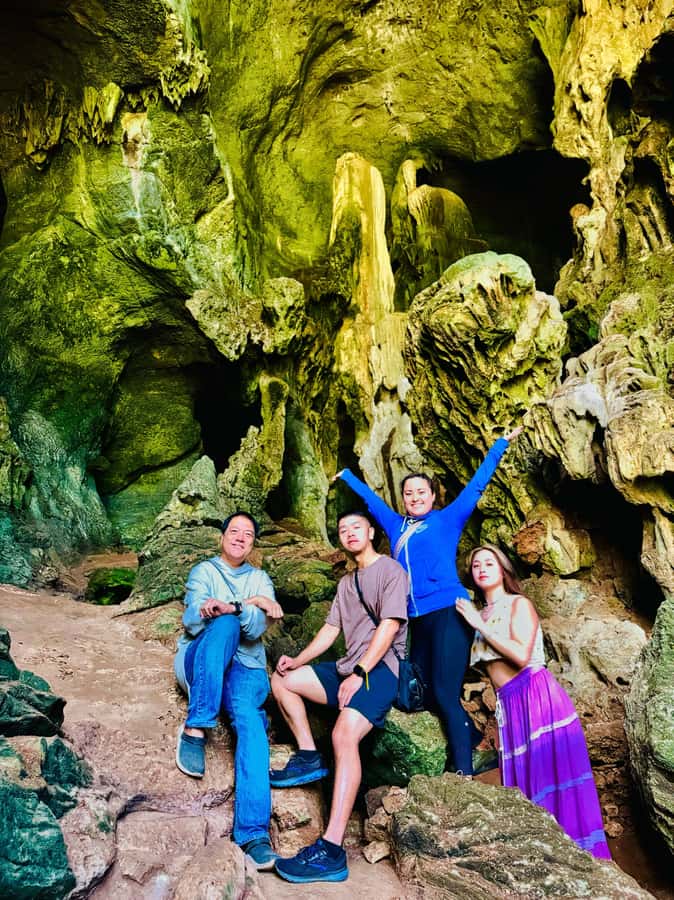 Chiangmai : Rainbow Cave , Unseen Canyon and Lanna temple - Wat Ton Kwaen (Intrawas Temple): old temple, Wan festival purpose
