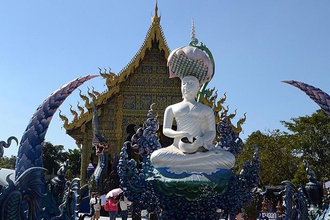 Chiangrai Round Trip Classic Tours 3 Days 2 Nights - Day 3: White Temple, Mae Kunag Dam Lunch, Hot Spring Feet, and Bor Sang